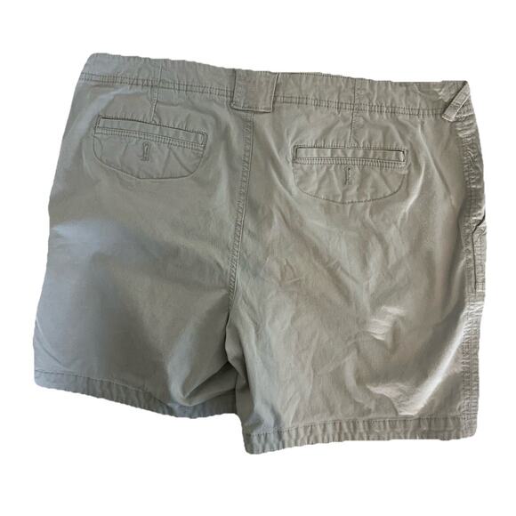 Sz 16T Eddie Bauer Women Mercer Fit Hiking Outdoor Shorts Khaki Pockets 36 - Picture 2 of 8